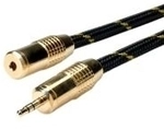 ROLINE GOLD 3,5mm Audio-Verl&auml;ngerungskabel Stecker / Buchse 10,0m (11.09.4759)
