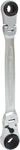 KS TOOLS 10,20cm (4) 1 GEARplus umschaltbar Gelenk-Doppel-Ringschl&uuml;ssel,