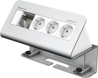 Kindermann CablePort desk&sup2; 4-fold - Steckdosengeh&auml;use - Oberfl&auml;che...