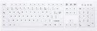 CHERRY AK-C8100F-FU1-W/FR Tastatur RF Wireless AZERTY Franz&ouml;sisch Wei&szlig;