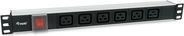 Equip Steckdosenleiste 1U 6xIEC C19 Ein u. Ausschalter sw - Steckdosenleiste...