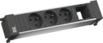 Bachmann Power Frame Steckdosenleiste ALU 4-fach 3xUTE Steckdosen, 1x Custom...