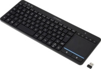 Renkforce RF-WLTKB-300 Kabellos Tastatur Niederl&auml;ndisch, QWERTY Schwarz Integriertes