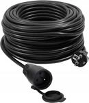 VERTEX PZO50M Einziehbares Verl&auml;ngerungskabel 50 m 3x2,5 mm Schwarz (PZO50M)