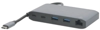 Mobilis USB-C Docking Station 8-in-1 020027 100W PD HDMI 4K VGA Grau (020027)