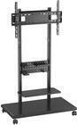 Equip Bodenstandhalter 50-90/1TFT Mobil+Ablage sw (650635)