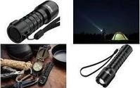 ANSMANN Akku LED-Taschenlampe Survival TS450RF, schwarz Outdoor-Taschenlampe,