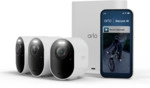 Arlo Ultra 3 4K-&Uuml;berwachungskamera 3er-Set mit Solarpanel VMC5350-111EUS