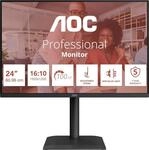 AOC X24E4U LED-Monitor 61?cm (24) WUXGA HDMI/DP Schwarz