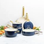 GreenPan Padova Reserve 6-tlg. Topf&Pfannenset blau (CC008493-001)