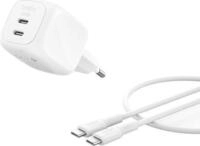 Belkin Ladeger&auml;t Dual USB-C 50W PD PPS+1m Kabel (WCH019KQ1MWH-B6)