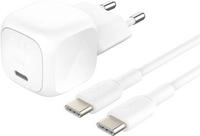 Belkin BOOSTCHARGE 20W USB-C Charger - Kabel - Digital/Daten (WCA009KQ1MWH-B6)