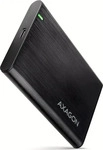 AXAGON EE25-A6C, Axagon EE25-A6C Speicherlaufwerksgeh&auml;use HDD / SSD-Geh&auml;use Schwarz