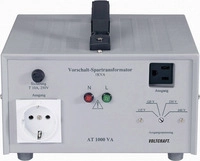Voltcraft AT-1000 NV Vorschalt-Transformator, Spannungswandler, 115/125/230/240 V/AC