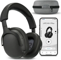 Medion 50077062, Medion LIFE HX-1 Plus Over-Ear-Kopfh&ouml;rer schwarz ANC Bluetooth 6.0