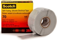 3M Deutschland Silikon Isolierband 25 mm x 9 m,hellgrau Scotch 70 25x9 Breite 25mm,