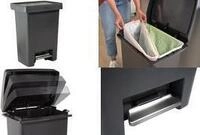 Rubbermaid Tret-Abfalleimer Premier Series, 71 Liter aus PE, rechteckig, abgerundete