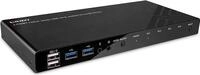 Lindy KVM Switch HDMI 4K60, USB 3.0 & Audio, 4 Port Schaltet zwischen 4 mit...