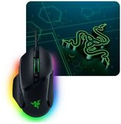 Razer MOBA Bundle Basilisk V3 Gaming-Maus + Goliathus Mobile Mauspad Schwarz