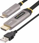 StarTech.com 30ft (9.15m) USB-C to HDMI 2.0 Active Optical Cable, 4K 60Hz -