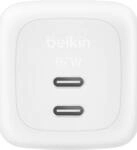 Belkin BoostCharge Dual USB-C PD Wall Chrg - 67.000 W (WCH020KQWH)