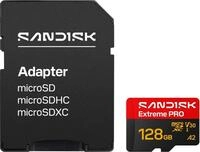 SanDisk microSDXC Extreme PRO 128 GB UHS-I V30 A2 bis 250 MB/s Lesen