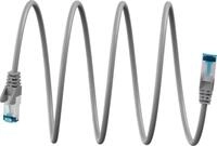Goobay Ultraflexibles CAT 6A Patchkabel S/FTP (PiMF), grau (79418)
