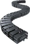 Bachmann KABELSCHLANGE Cube - Flexible Kabelleitung - 1 m - Schwarz