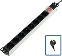 Lanview POWER STRIP 19 - 8 WAY - FULL ALUMINIUM WITH ON/OFF S (TUPS031)