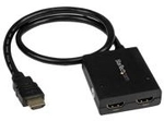 StarTech.com 4K HDMI 2-Port Video Splitter - USB or Power Adapter - 4K 30Hz -