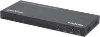 Manhattan 4K 30Hz 4-Port HDMI Multiviewer Switch - Switch - 4-Port (208406)