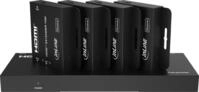 InLine&reg; Video Splitter/Extender, 1x4, Cat.6, HDMI 4K/30Hz, Set (57886B)