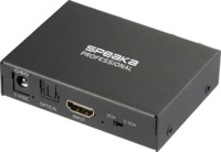 SpeaKa Professional SP-HDS-300 AV Extraktor HDMI Splitter 1x2 mit...