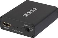 SpeaKa Professional Audio Extraktor SP-AE-H/TC-04v2 [HDMI - HDMI, Toslink,...