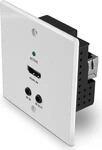 Lindy 70m Cat.6 HDMI 4K60, IR & RS-232 HDBaseT EU Wall Plate Extender,...