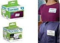 DYMO LabelWriter-Namensschilder, 89 x 41 mm, wei&szlig; f&uuml;r DYMO Labelwriter, wei&szlig;,