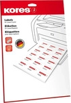 Kores L10574.10FT, Kores Folien-Etiketten, 105 x 74 mm, transparent...