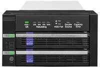FatCage 2x 2.5/3.5 SATA HDD/SSD RAID 2,50cm (1) 2x 5.25 bay bla (MB901SPR-B R1)