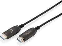 Digitus HDMI AOC Hybrid Glasfaserkabel UHD 8K@60Hz 40m schwarz AK-330126-400-S