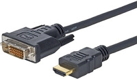 Microconnect HDM192415 5m DVI-D HDMI Type A (Standard) Schwarz Videokabel-Adapter