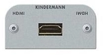 HDMI with Ethernet Blende mit Kabel Bu/Bu KINDERMANN 7441000542, 54x27mm...