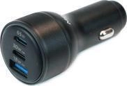 Mobilis Energia Charger 95W Car Charger 2 USB-C 1 USB-A SB (020018)