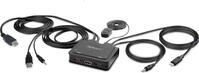 StarTech.com 2-Port Hybrid USB-C HDMI Cable KVM Switch, 4K 60Hz, Compact KVM...