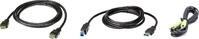 ATEN 2L-7D02UHX3 Tastatur/Video/Maus (KVM)-Kabel Schwarz 1,8 m (2L-7D02UHX3)