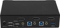 Lindy - KVM-/Audio-/USB-Switch - 2 x KVM/Audio/USB - 1 lokaler Benutzer - Desktop