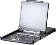 ATEN Slideaway CL5708IM - KVM-Konsole mit KVM-Switch - 8 Anschl&uuml;sse - PS/2,...