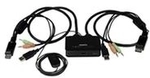 StarTech.com 2 Port USB HDMI KVM Switch mit Audio - Desktop Umschalter USB...