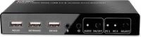 Lindy 2 Port KVM Switch HDMI 4K60, USB 2.0 & Audio Schaltet zwischen 2 HDMI PCs...