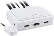 INLINE 62613I - KVM-/Audio-/USB-Switch - 2 x KVM/Audio/USB - 1 lokaler Benutzer...