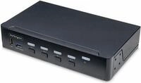 StarTech.com 4-Port DisplayPort KVM Switch, 4K 60Hz, TAA Compliant -